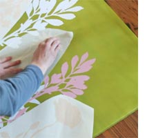 Vinyl on canvas wall art