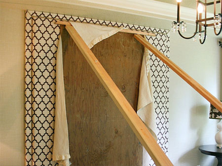 Large wall-mounted headboard