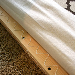 Large wall-mounted headboard