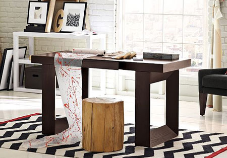 tree stump stool or dining seat