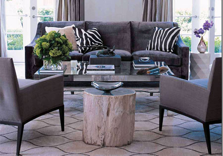 tree stump coffee or side table