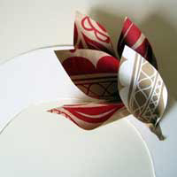 Paper Christmas wreath