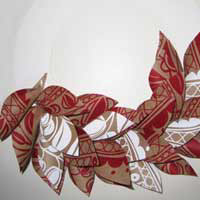 Paper Christmas wreath