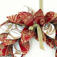 Paper Christmas wreath