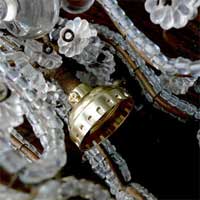 Chandelier bedside light