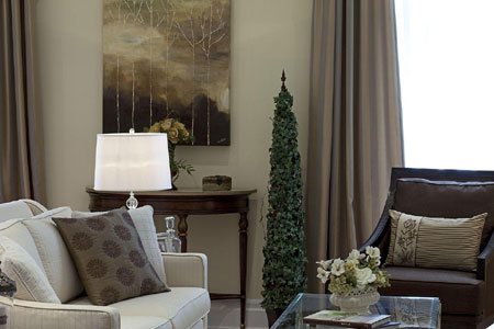 Decorating combined living spaces