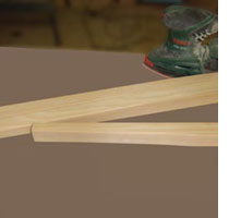 Make a demilune table 