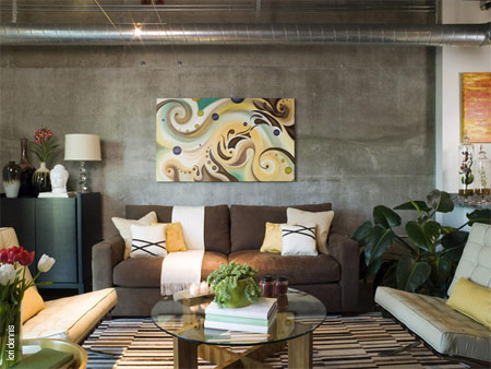 Organic touches in a home