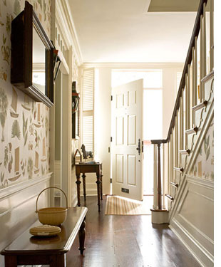 Decorate hallways and passages 