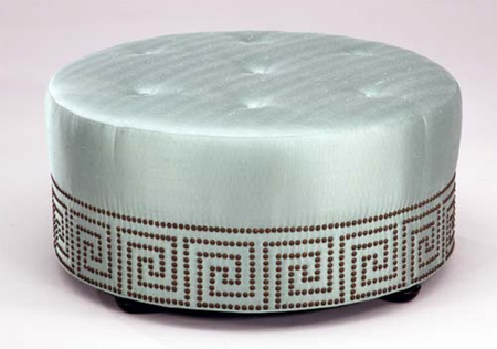 Add nailhead trim to upholstered furniture 