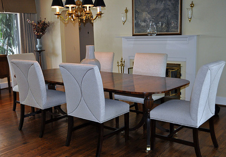 Add nailhead trim to upholstered furniture 