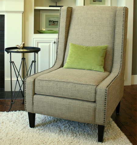 Add nailhead trim to upholstered furniture 
