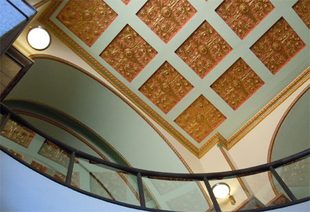 Restoration of pressed ceilings