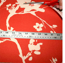 Add trim to plain curtains