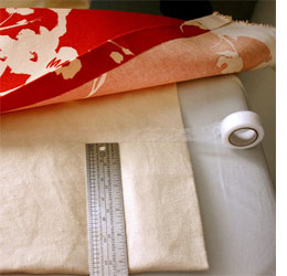 Add trim to plain curtains