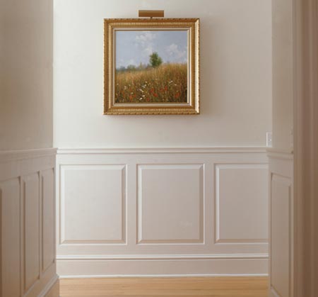 dress up walls in a traditional home