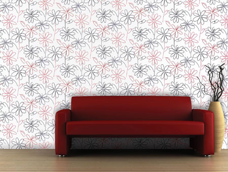 HOME DZINE Home Decor | Affordable wallpaper for a home