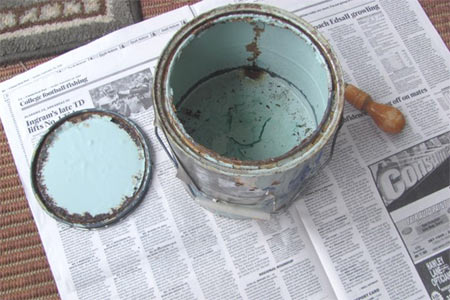 How to dispose of leftover paint 