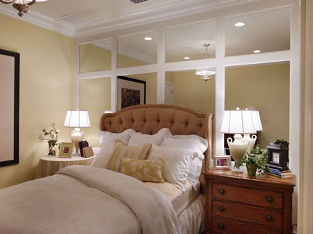 Easy ways to decorate a wall mirror panel