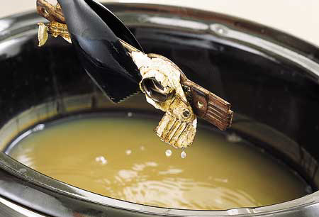 Remove paint from hardware