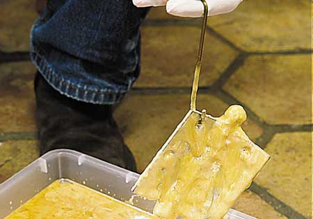 Remove paint from hardware