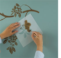 How to stencil a wall 