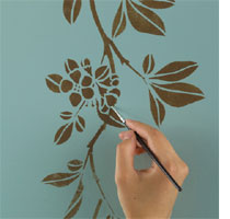 How to stencil a wall 