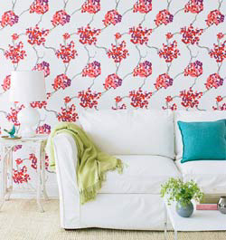 HOME DZINE | How to create a feature wall with wallpaper