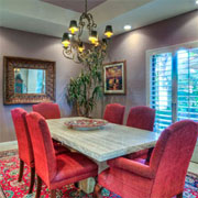 Mix it up for an eclectic dining room