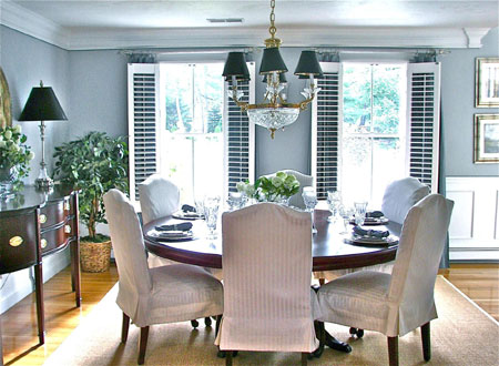 dining room for entertaining family and friends