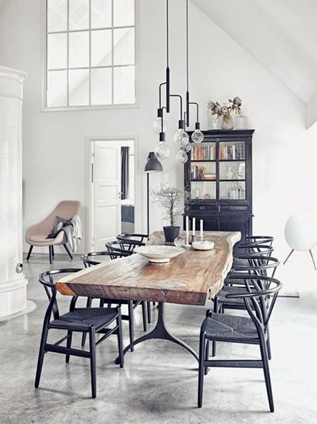 a dining room for entertaining family and friends 