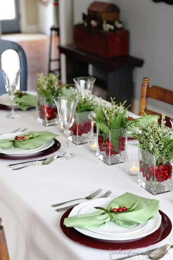 Set a table for entertaining