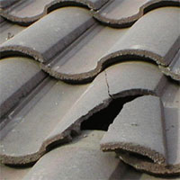 Replace roof tile