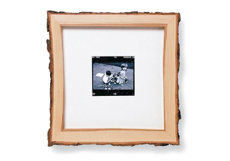 Make a rustic picture frame