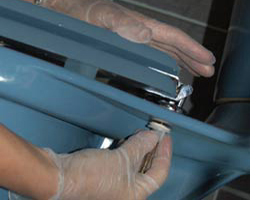 replace a toilet seat