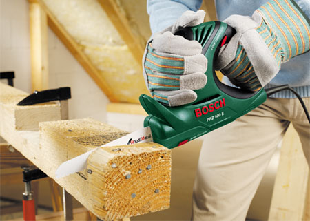 bosch all purpose saw is ideal for trimming trees and shrubs