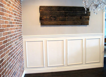 The easy way to install panelling