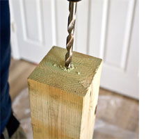 Make a kiddies coat rack 