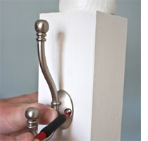 Make a kiddies coat rack 