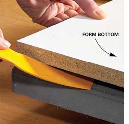 Concrete garden table 