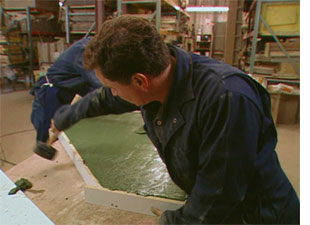 Make a concrete countertop
