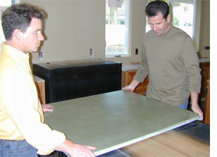 Make a concrete countertop