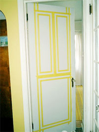 Makeover a hollow-core door