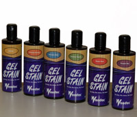 Woodoc gel stain in 6 colours