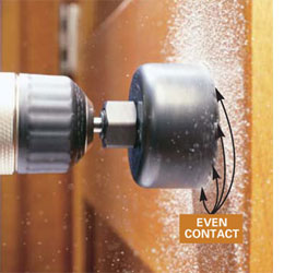 How to use a hole saw