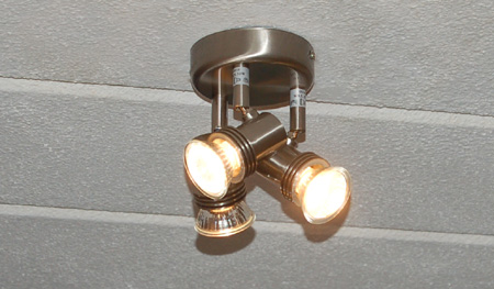 Install new ceiling lights
