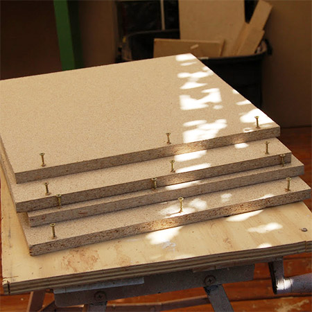 Cuddly ottoman for a nursery