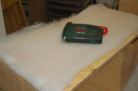 Make an upholstered ottoman