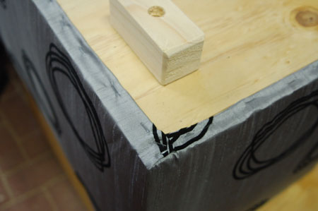 Make an upholstered ottoman