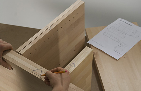 Sideboard room divider